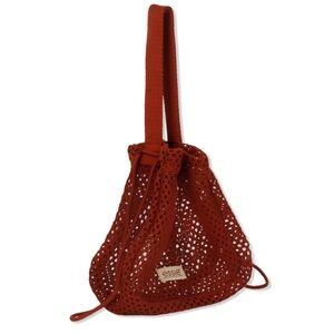 Essie Beach Bag Mesh Maroon Red